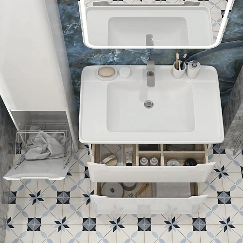 Тумба под раковину BRIZ Альби т8-75 под раковину Дуглас 235 03-08075-14 00 БЕЛ белый Тумба под раковину BRIZ Альби т8-75 под раковину Дуглас 235 03-08075-14 00 БЕЛ белый