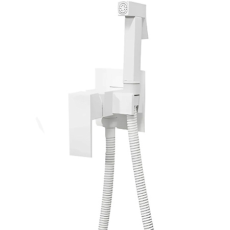 Гигиенический душ BOCH MANN RESIA BM10415 W CK-P11W из латуни, с шлангом 120 см, белый Гигиенический душ BOCH MANN RESIA BM10415 W CK-P11W из латуни, с шлангом 120 см, белый