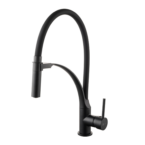 Смеситель для кухни Lemark Soul LM6007BL, черный Смеситель для кухни Lemark Soul LM6007BL, черный