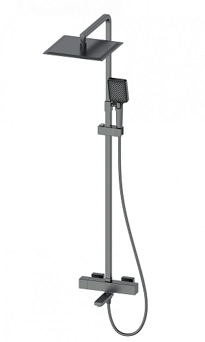 Душевая система Wonzon & Woghand с термостатом, темный графит (WW-88739901-BGM) Душевая система Wonzon & Woghand с термостатом, темный графит (WW-88739901-BGM)