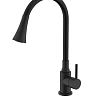 Смеситель для кухни Splenka S201.4306.06 с гибким изливом, черный Смеситель для кухни Splenka S201.4306.06 с гибким изливом, черный