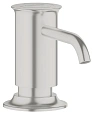 Дозатор жидкого мыла GROHE Authentic, суперсталь (40537DC0) Дозатор жидкого мыла GROHE Authentic, суперсталь (40537DC0)