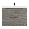 Картинка анонса товара «тумба под раковину belbagno vittoria-900-2c-so-go-p grigio opaco подвесная 900x450»