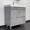 Тумба с раковиной Comforty Осло-80Н 00-00012959 бетон светлый раковина Fest 80 F01 Тумба с раковиной Comforty Осло-80Н 00-00012959 бетон светлый раковина Fest 80 F01