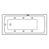 Акриловая ванна EXCELLENT Aquaria 140x70 SOFT бронза WAEX.AQU14.SOFT.BR Акриловая ванна EXCELLENT Aquaria 140x70 SOFT бронза WAEX.AQU14.SOFT.BR