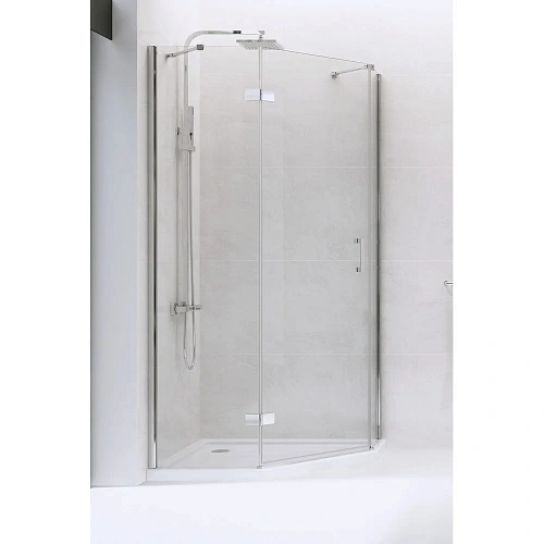 Душевой уголок NEW TRENDY NEW AZURA L (L) 100x80x195 K-0563 (хром) Душевой уголок NEW TRENDY NEW AZURA L (L) 100x80x195 K-0563 (хром)