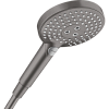 Картинка анонса товара «душевая лейка hansgrohe raindance select s 120 3jet 26530340, шлифованный черный хром»