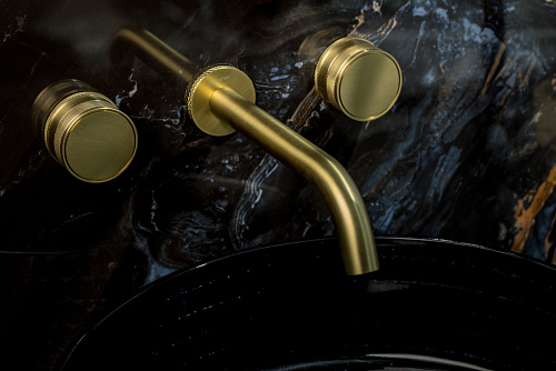 Смеситель для раковины Boheme PRESTIGE MAT GOLD встраиваемый 152-2-MG-PR Смеситель для раковины Boheme PRESTIGE MAT GOLD встраиваемый 152-2-MG-PR