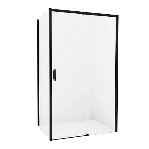 Душевой уголок NEW TRENDY PRIME BLACK R 110x70x200 D-0319A/D-0127B (черный) Душевой уголок NEW TRENDY PRIME BLACK R 110x70x200 D-0319A/D-0127B (черный)