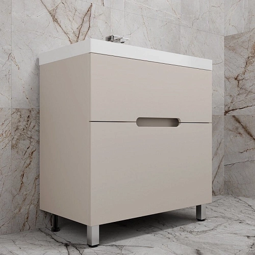 Тумба под раковину Style Line Матис 80 см ЛС-00002437 напольная, крем Тумба под раковину Style Line Матис 80 см ЛС-00002437 напольная, крем