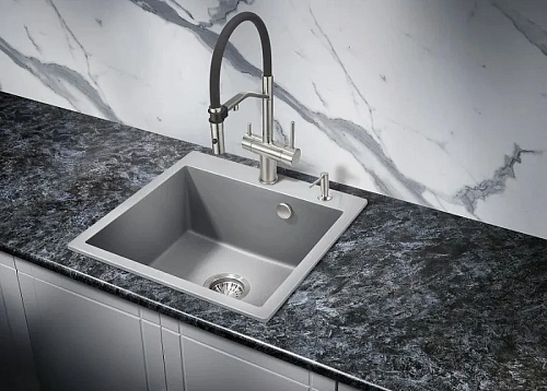 Смеситель для кухни Milacio Ultra 557 (MCU.557.SS) сталь нержавеющая Смеситель для кухни Milacio Ultra 557 (MCU.557.SS) сталь нержавеющая