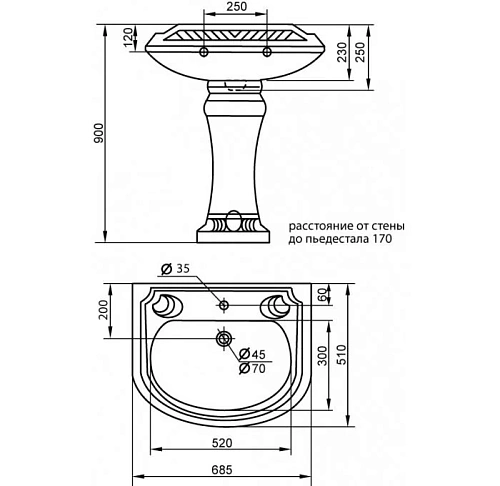 Пьедестал CEZARES CZR-431-T Пьедестал CEZARES CZR-431-T