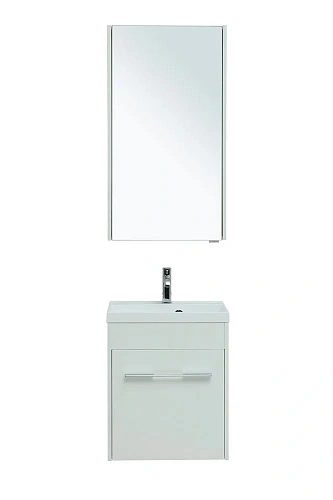 Комплект мебели Aquanet Августа 50 белый (ручка хром) 00287679 Комплект мебели Aquanet Августа 50 белый (ручка хром) 00287679