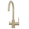 Смеситель для кухни Kaiser Merkur 26744-16 Sand боковой под фильтр R-излив песочный Смеситель для кухни Kaiser Merkur 26744-16 Sand боковой под фильтр R-излив песочный