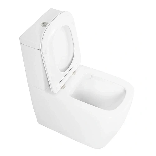 Унитаз напольный CEZARES LUX CZR-159-CPR/CZR-159-SC безободковый с сиденьем Унитаз напольный CEZARES LUX CZR-159-CPR/CZR-159-SC безободковый с сиденьем