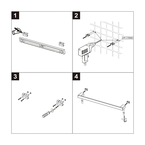 Полотенцедержатель Lemark SMOOTH LINE одинарный, графит 9786024 Полотенцедержатель Lemark SMOOTH LINE одинарный, графит 9786024