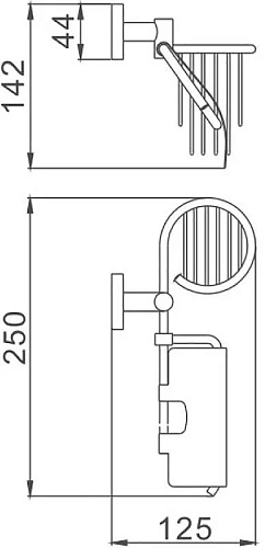 Держатель туалетной бумаги Haiba HB8603-1 Держатель туалетной бумаги Haiba HB8603-1