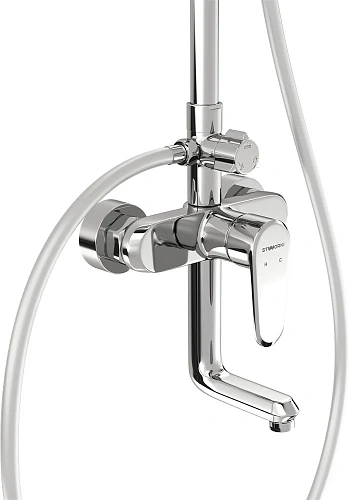 Душевая система STWORKI Ларвик WFT13008 со смесителем для ванны 577360 Душевая система STWORKI Ларвик WFT13008 со смесителем для ванны 577360