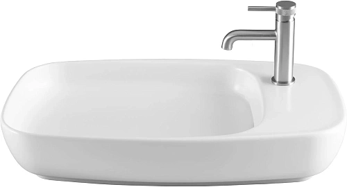 Раковина Allen Brau Liberty 4.32012.21 накладная, белый матовый Раковина Allen Brau Liberty 4.32012.21 накладная, белый матовый