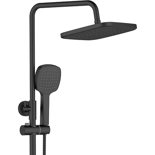 Душевая система Orange Thermo T02S4-912b c термостатом, черный матовый Душевая система Orange Thermo T02S4-912b c термостатом, черный матовый