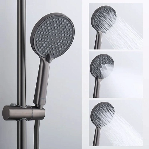 Душевая система Raglo R20.24.09, графит Душевая система Raglo R20.24.09, графит