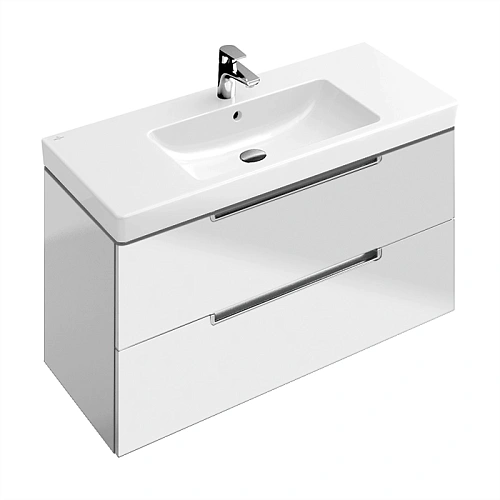 Тумба под раковину Villeroy & Boch Subway 2.0 A69610DH (A696 10 DH) Glossy White Тумба под раковину Villeroy & Boch Subway 2.0 A69610DH (A696 10 DH) Glossy White