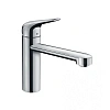 Смеситель для кухни Hansgrohe 120, CoolStart, EcoSmart, 1jet 71805000, хром Смеситель для кухни Hansgrohe 120, CoolStart, EcoSmart, 1jet 71805000, хром