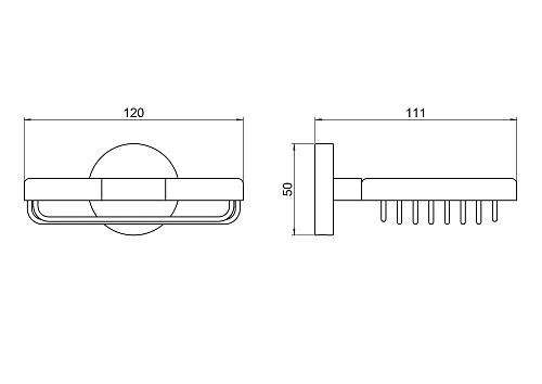 Мыльница Aquatek БЕТТА AQ4633CR хром Мыльница Aquatek БЕТТА AQ4633CR хром