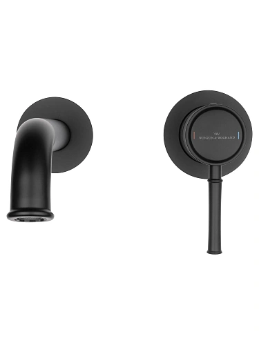 Смеситель для раковины Wonzon & Woghand TOR встраиваемый, черный матовый (WW-88869073-MB) Смеситель для раковины Wonzon & Woghand TOR встраиваемый, черный матовый (WW-88869073-MB)
