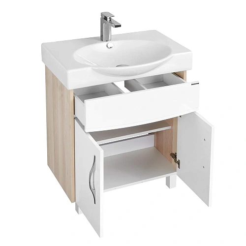 Тумба под раковину Aquaton Инфинити 65 H ясень коимбра 1A197201IFSC0 Тумба под раковину Aquaton Инфинити 65 H ясень коимбра 1A197201IFSC0