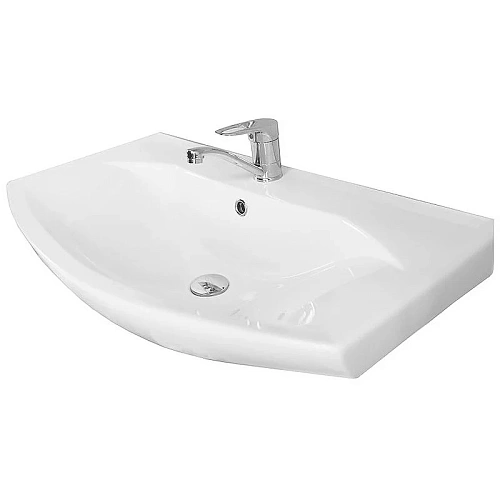 Тумба с раковиной Aquaton Ария 80 Н (1A1413K0AA0100) белая Тумба с раковиной Aquaton Ария 80 Н (1A1413K0AA0100) белая