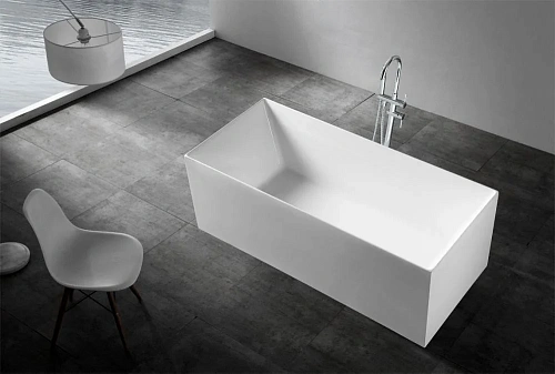 Ванна отдельностоящая ABBER AB9274-1.7 170x75 универсальная, белая акриловая Ванна отдельностоящая ABBER AB9274-1.7 170x75 универсальная, белая акриловая