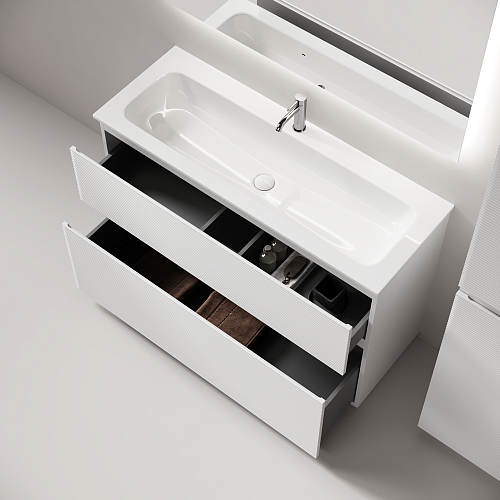 Тумба под раковину SANCOS Folk Floor FL120FW 1190х445х850 Bianco, напольная Тумба под раковину SANCOS Folk Floor FL120FW 1190х445х850 Bianco, напольная