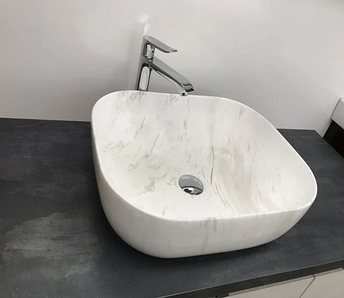 Раковина CeramaLux K397D9 накладная, под камень Раковина CeramaLux K397D9 накладная, под камень