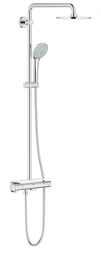 Душевая система GROHE Euphoria 210 с термостатическим смесителем и полочкой, хром (26363000) Душевая система GROHE Euphoria 210 с термостатическим смесителем и полочкой, хром (26363000)