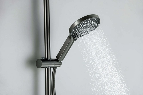 Душевой гарнитур Aquatek Лугано AQ2022BGM оружейная сталь Душевой гарнитур Aquatek Лугано AQ2022BGM оружейная сталь