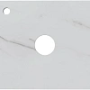 Столешница Aquanet Flat 70 00345778 мрамор, с отверстием слева Столешница Aquanet Flat 70 00345778 мрамор, с отверстием слева