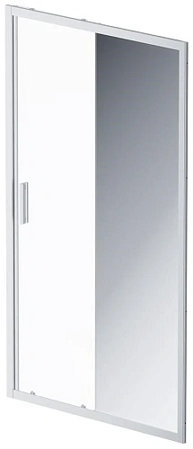 Душевая дверь AM.PM Gem Solo W90G-110-1-195MMir 110х195, стекло зеркальное, профиль матовый хром Душевая дверь AM.PM Gem Solo W90G-110-1-195MMir 110х195, стекло зеркальное, профиль матовый хром