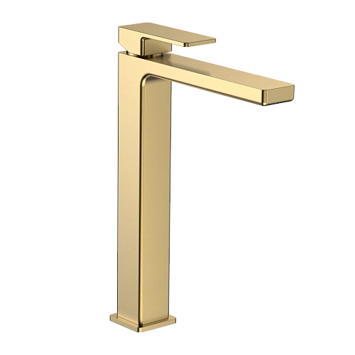 Смеситель для раковины AQUAme Savona AQM6814BG 250мм золото шлифованное Смеситель для раковины AQUAme Savona AQM6814BG 250мм золото шлифованное