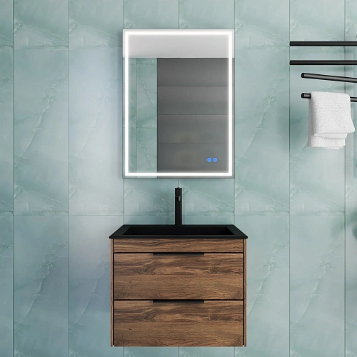 Тумба под раковину Vincea Chiara 2D 600 VMC-2C2600CO подвесная, C.Oak Тумба под раковину Vincea Chiara 2D 600 VMC-2C2600CO подвесная, C.Oak