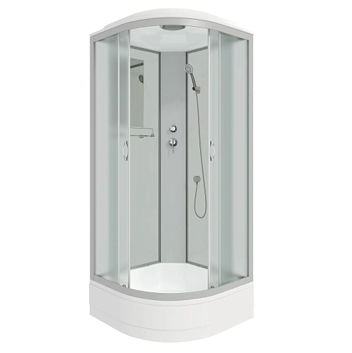 Душевая кабина Niagara Classic NG-3302-14 (1000х1000х2150) средний поддон (26см) стекло матовое тонированное 33021424 Душевая кабина Niagara Classic NG-3302-14 (1000х1000х2150) средний поддон (26см) стекло матовое тонированное 33021424