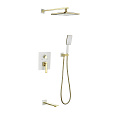 Душевая система Lemark Mista LM6422WG встраиваемая, белый/золото Душевая система Lemark Mista LM6422WG встраиваемая, белый/золото