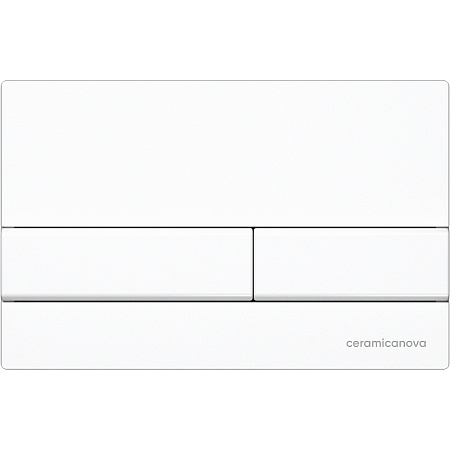 Комплект унитаза Ceramica Nova Balearica Rimless CN6000 c шумоизоляцией CN1000 инсталляцией Envision клавишей смыва Flat белый и креплениями CN1002W