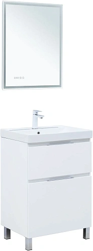 Тумба под раковину Aquanet Алвита New 60 00344132 напольная, белый матовый Тумба под раковину Aquanet Алвита New 60 00344132 напольная, белый матовый