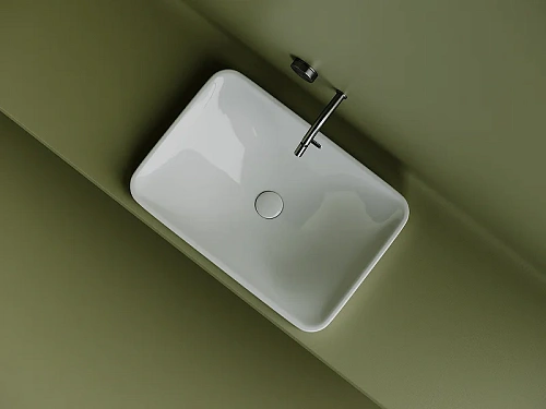 Раковина Ceramica Nova ELEMENT CN5041 белый встраиваемая Раковина Ceramica Nova ELEMENT CN5041 белый встраиваемая