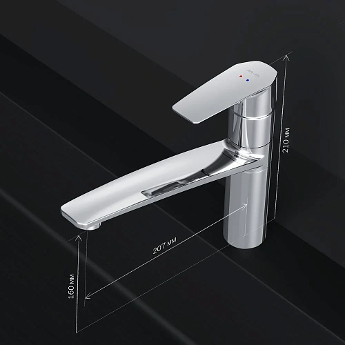 Смеситель для кухни AM.PM Gem F90A00000 хром Смеситель для кухни AM.PM Gem F90A00000 хром