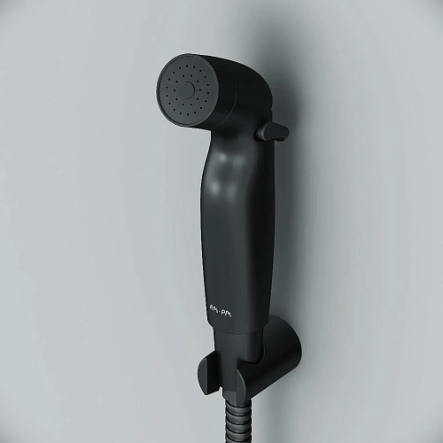 Гигиеническая лейка AM.PM AM.PM F0202022 со шлангом и держателем, черный Гигиеническая лейка AM.PM AM.PM F0202022 со шлангом и держателем, черный