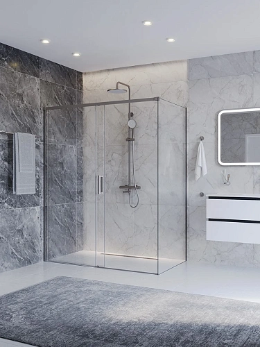 Душевой уголок CEZARES PLANE-AH-1-160/100-C-IN 160x100 см Душевой уголок CEZARES PLANE-AH-1-160/100-C-IN 160x100 см