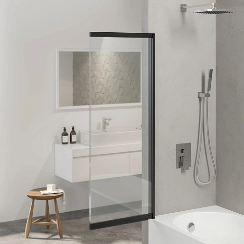 Шторка на ванну BERGES RIVER S Slider Black 980 065015 Шторка на ванну BERGES RIVER S Slider Black 980 065015