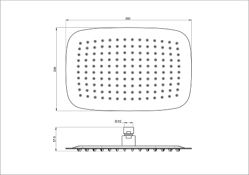 Верхний душ Wonzon & Woghand хром (WW-88DP03-CR) Верхний душ Wonzon & Woghand хром (WW-88DP03-CR)